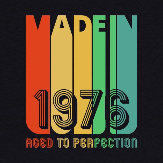 Vintage retro Made in 1976 Aged to perfection. by MadebyTigger